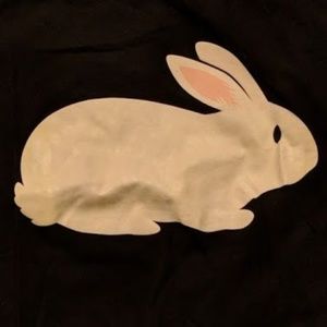 Black Glow in the Dark Rabbit / Skeleton T-Shirt